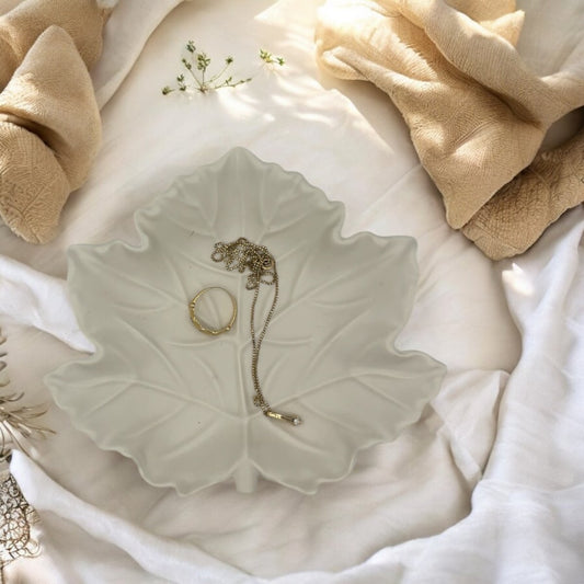 Woondecoratie schaal Esdoornblad-1